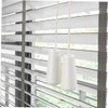Elenviorina 6PCS Wooden Blind Cord Knobs, White Pull Ends for