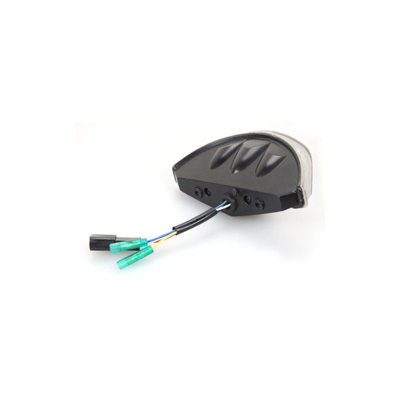 Motodynamic Integrated Sequential LED Tail Lights Clear Lens for 2009-2014