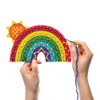 Baker Ross AW420 Rainbow Wooden Threading Kits (Pack of 4)
