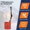 7102 Oil Heater Kit，Oil Warmer Kit for Generator（Orange） Compatible with