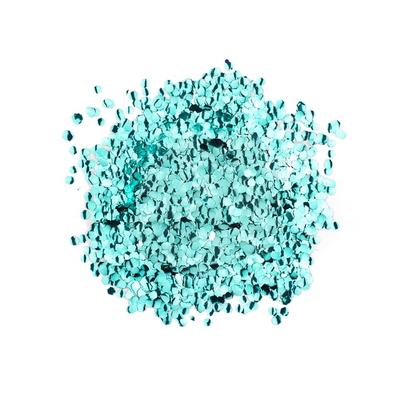 Stargazer Biodegradable Glitter Shaker - Turquoise. Festival Friendly Biodegradable Cosmetic