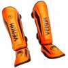 Venum Kids Elite Shin Guards Neon Orange Small (3-5 Years)