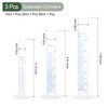 YOKIVE 3 Pcs Measuring Cylinder, Plastic Graduated Cylinder, Multipurpose, Great