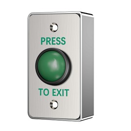 Push to Exit Button with Back Mount Box IP67 Waterproof Stainless Steel NO/NC Press Exit Switch