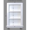 Fox Hollow Furnishings 14x24 Aiden Recessed Wall Niche Medicine Cabinet