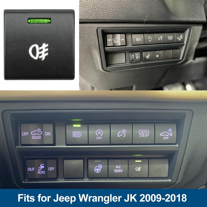 H11 H8 Fog Light Wiring Harness for J'eep 2009-2018 Wrangler