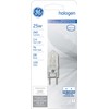 GE 97664 25-Watt 240-Lumen Specialty T4 Halogen Light Bulb, Clear,