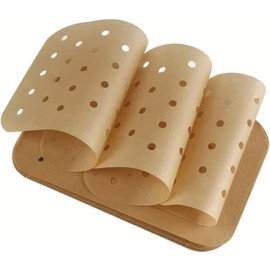 150 PCS Air Fryer Parchment Paper Liners, 5.5 × 8In Rectangle Air Fryer Disposable Parchment Paper Sheets, Perforated Parchment Paper Sheets for Air Fryer