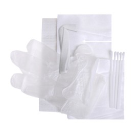 Medline Tracheostomy Care and Cleaning Trays, with Compartment, Aloe Touch Gloves, Drape, Nonwoven Gauze, Cotton-Tip Applicators, 34 Inch Twill Tape, 6-ply Trach Dressing, Case of 20 Each
