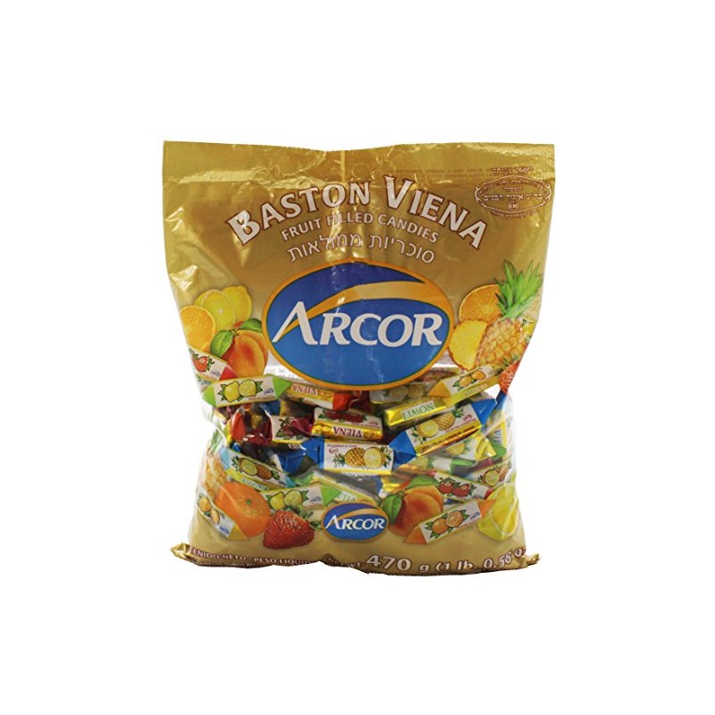 Arcor Vienna Fruit Filled Kosher Candy, 2 pack - 470
