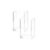 HSYMQ 2 Pack Clear Acrylic Pencil Pen Holder Cup, Makeup