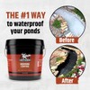 Liquid Rubber NeoPond Waterproof Pond Sealant - Fish and Plant