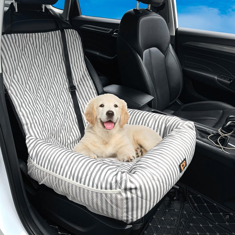 GeerDuo Dog Car Seat for Small and Medium Dogs, Booster