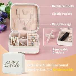 WEDNGGF Will You Be My Maid Of Honor Box Set of 7 with Maid Of Honor Tumbler, Jewelry Box,Bachelorette & Wedding Party Kit Premium Gift for Best Friend or Sister