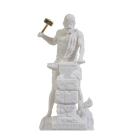 BeautifulGreekStatues Hephaestus God of fire, metalworking and the art of sculpture 9.05"