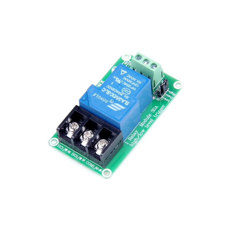 KNACRO 1-Channel DC 24V Relay Module High-Low Level Triggering Optocoupler