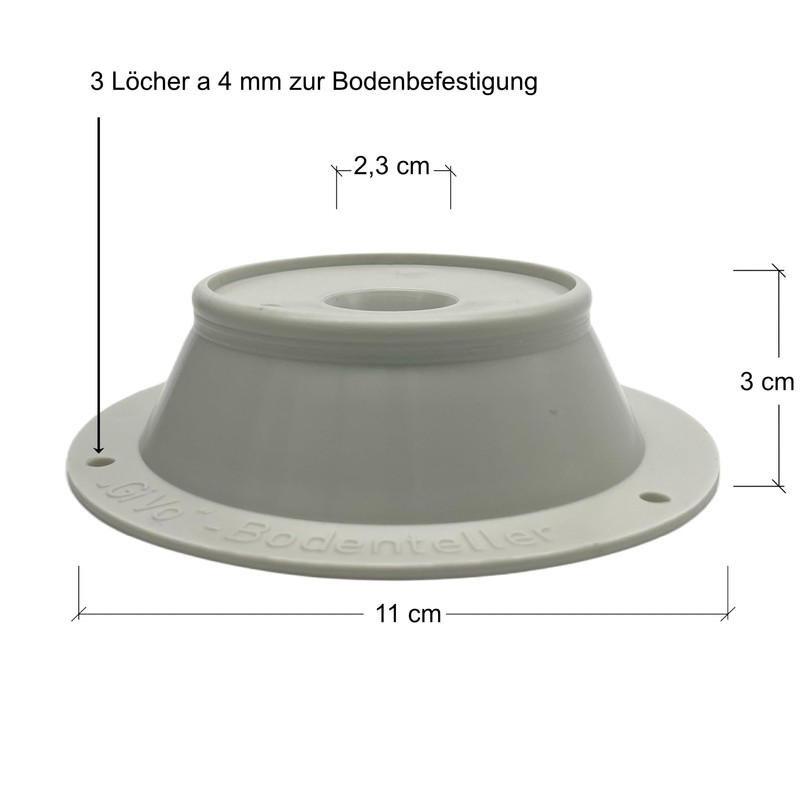 Norskskin Ground Plate for Hurricane Supports in Awning Camping Tent