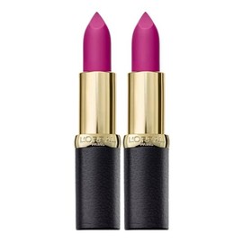 2 x L'Oreal Paris Color Riche Matte Lipstick - 472 Purple Studs
