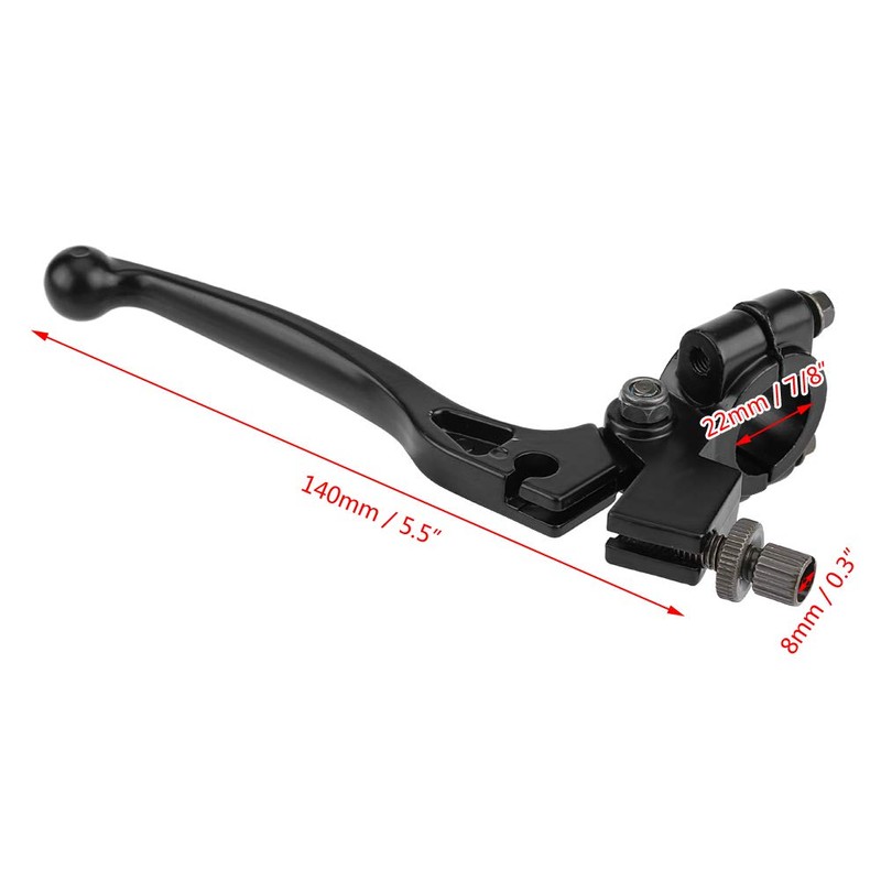 Clutch Lever, Aluminum 22mm 7/8 inch Handlebar Folding Clutch Lever