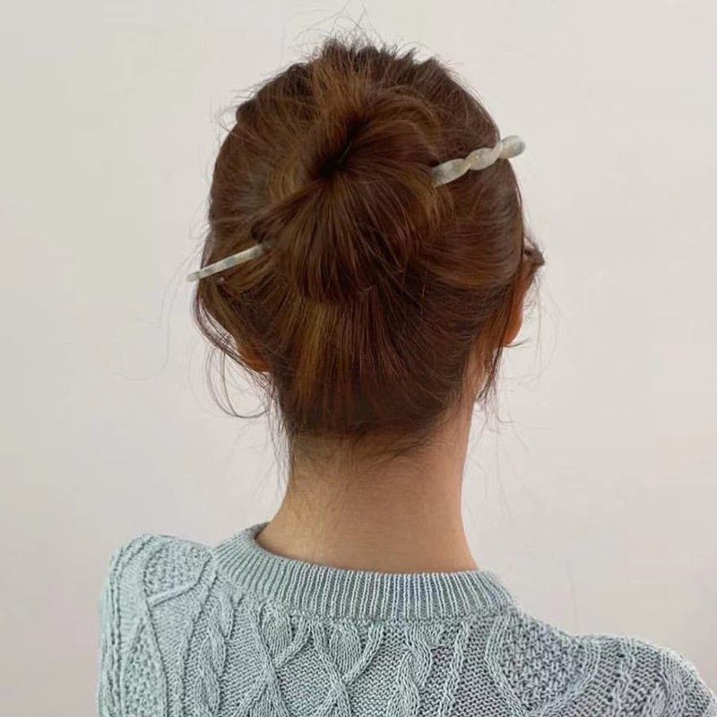 EZ PEACH Tortoise Shell Style Stick, Hair Stick, Hair Stick,