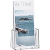 helit H2351002 Desk Leaflet Holder for 1/3 A4 Portrait Clear