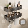 VOLPONE Shower Caddy No Drilling Shower Shelves for Inside Shower