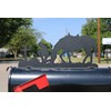 Western and Wildlife Metal Mailbox Topper Many Styles and Color