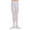 Capezio Men's Men's Knit Footed Tights with Back Seams, Dyeable