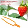 Juroicessry 50Pcs Gardening Plant Fixing Clips,Plastic Plant Climbing Support Clips