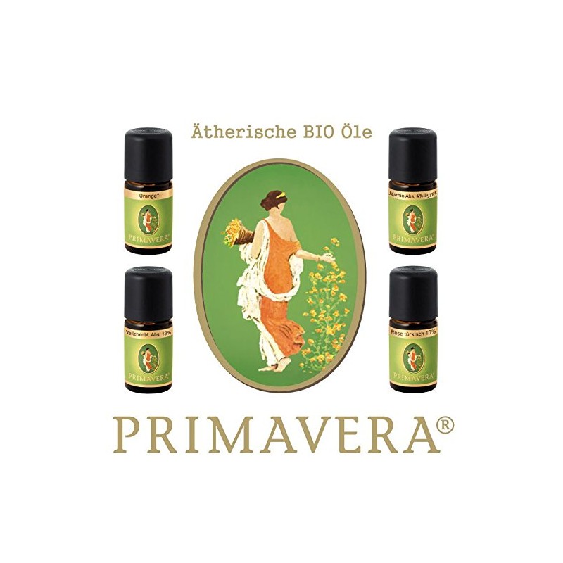 Primavera Organic Fragrance Oils for Aromatherapy 5 ml Each Scent: