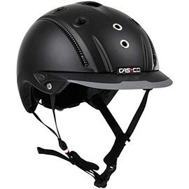 Casco MISTRALL-1 Riding Helmet Black S (50-54 cm) + MyStyle Interchangeable Strips Signal Red