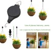 Plant Pulleys for Hanging Plants Plant Pulley Hanger with 6