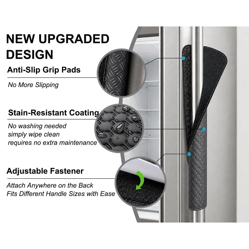 NEYARO Refrigerator Door Handle Covers, 5 PCS, Non-Slip Performance Appliance