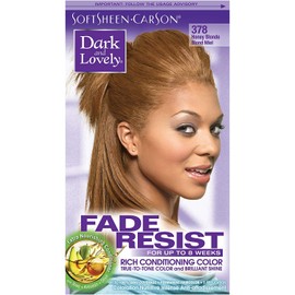 Dark and Lovely Fade Resistant Rich Conditioning Color, No. 378, Honey Blonde, 1 ea (Pack of 4)
