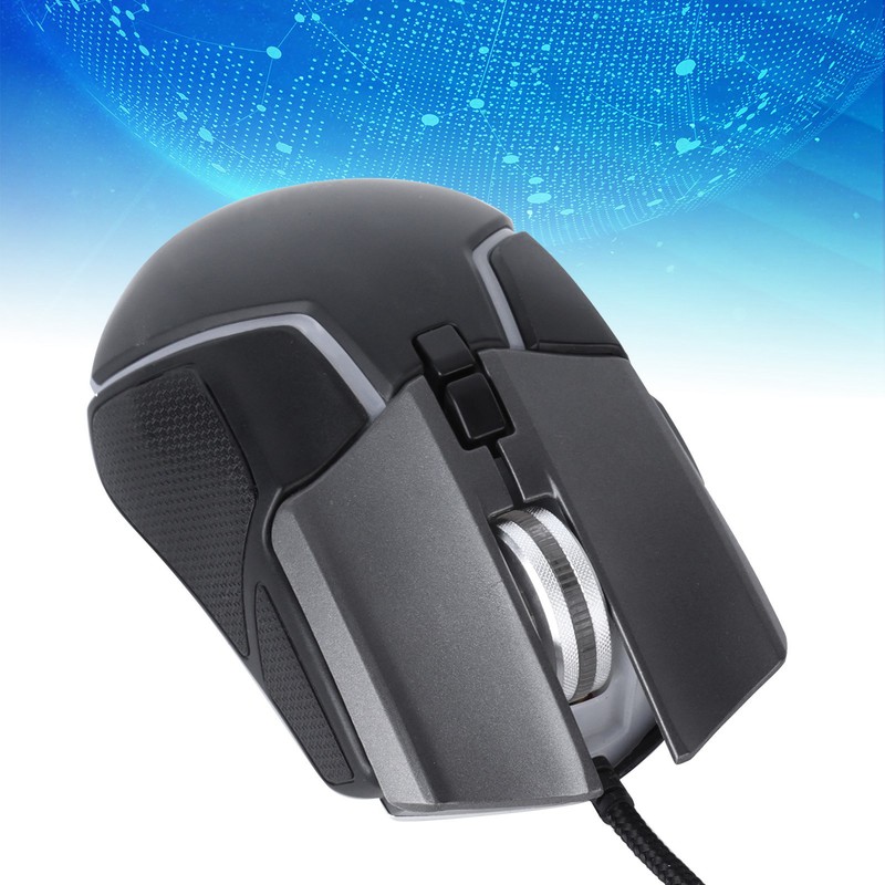 Gaming Mouse Adjustable DPI Mechanical Ergonomic RGB Lighting Wired Mice