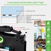Labelife 9mm Label Tape TZe-221 Replace for Brother P Touch