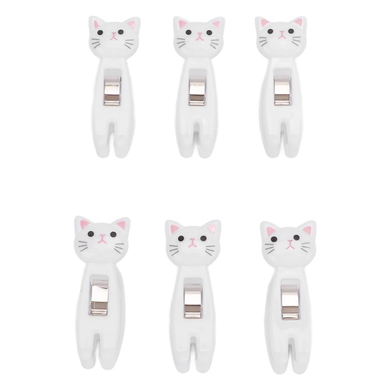 Kitchen Storage Organization Accessories,6Pcs Cat Bag Clips Cut Snack Clips