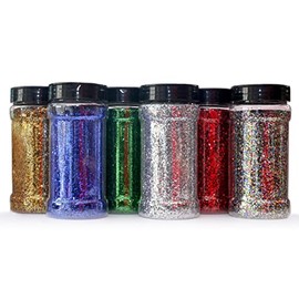 Glitterexpress 1 Pot Off Multi Glitter Flakes 1mm