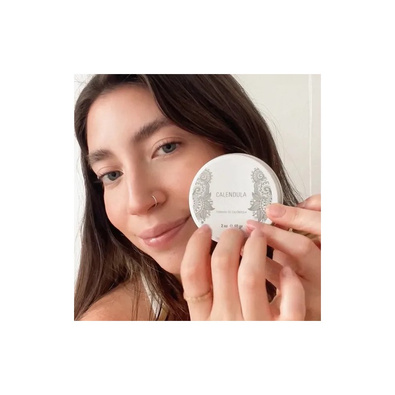 XAMANIA Pomada Caléndula Cicatrizante Natural Vegana (60 gr.)