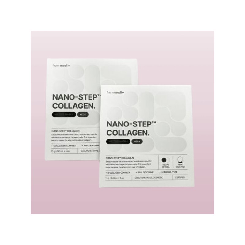 Nano Step Collagen Melting Neck Mask 2 boxes (10 sheets