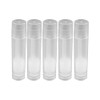 100pcs Transparente Bálsamo Labial Botella, 5ml Portátil Plástico Vacío Brillo