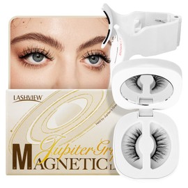 LASHVIEW Magnetic Eyelashes Natural Look, Reusable Manga Magnetic Lashes Kit with Applicator RCM01-NEW