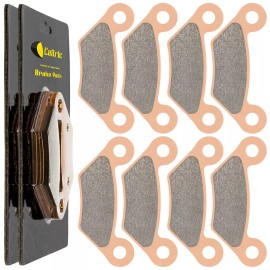 Caltric 4 Front And Rear Brake Pads for John Deere Tx Gator / Tx Turf Gator After 050000