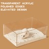 Sand Bath Container for Hamsters with Ladder Transparent Acrylic Sand