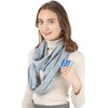 Ulalaza Infinity Scarf with Hidden Zipper Pocket Lightweight Travel Wrap