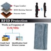 MEITRUE Women's Wallet Leather RFID Blocking Trifold Ladies Purse Embossed