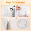 4 Pack Plate Hangers for The Wall, Suitable for 12-16