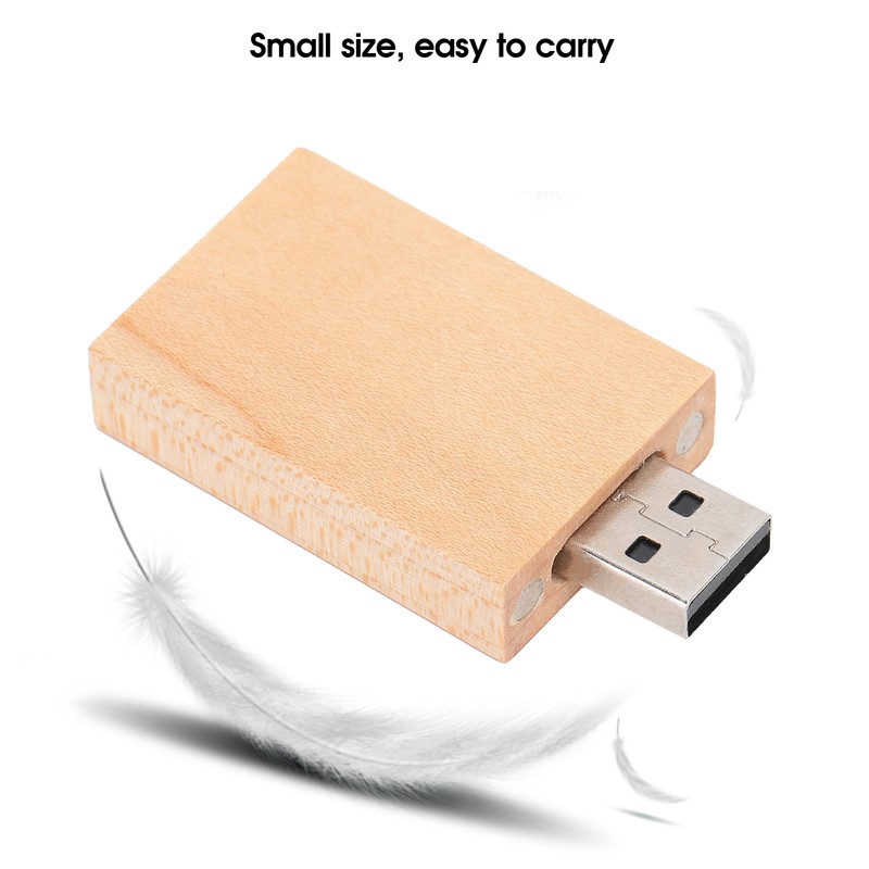 Wooden U Disk Portable USB Flash Drive Memory Stick Computer