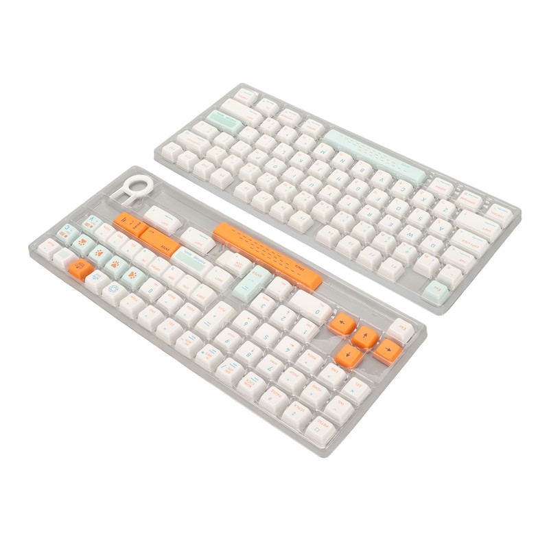 138 Keys Mechanical Keyboard Keycaps Heat Lifting Process Ergonomic PBT