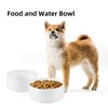 Havniva Ceramic 6.1inch Non-Slip Dog Food and Water Bowl for